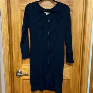 Ross black body con dress! zippers all the way the Down in the front! NWT!